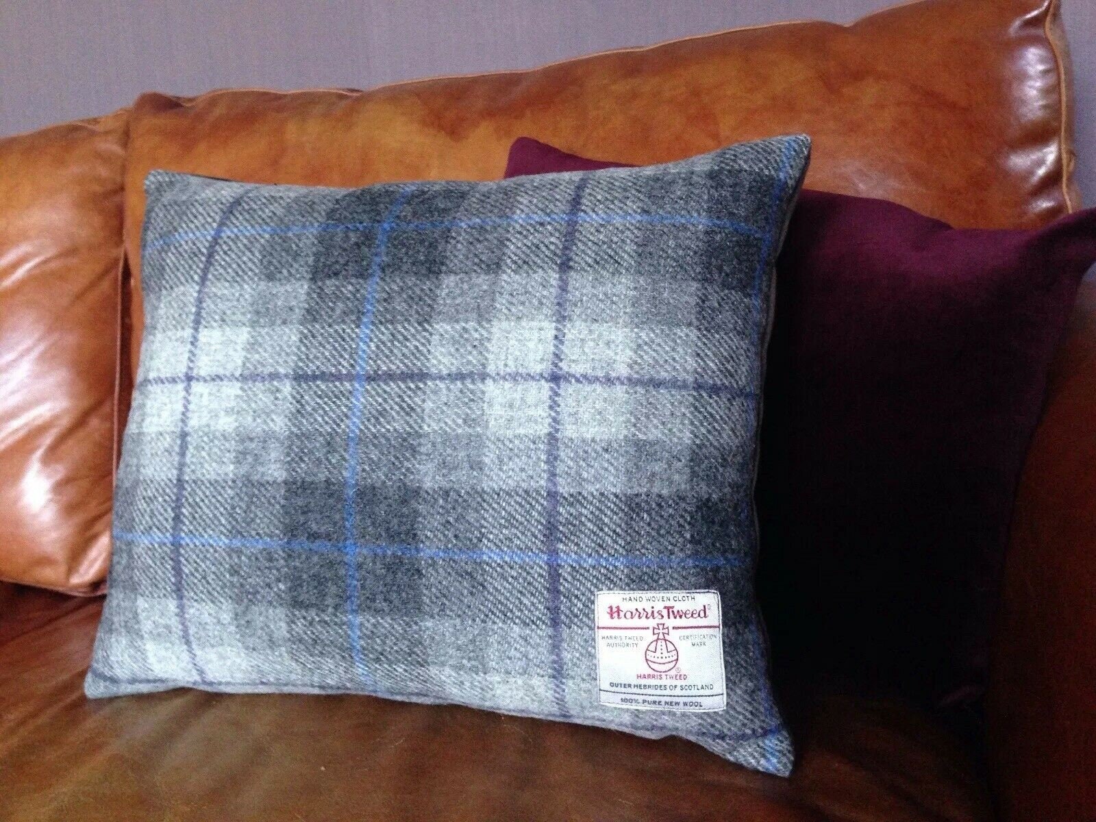 Harris tweed cushion covers hotsell