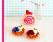 60 Crochet Cute Scrubber Patterns Japanese Crochet PDF Book Japanese Patterns Cakes Cookies Scrubber Patterns Instant download - Code 216