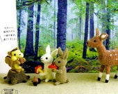 35 Amigurumi Toy Patterns Japanese Crochet PDF Book Crochet Patterns Forest Farm Sea Animals Amigurumi Instant download - Code 213