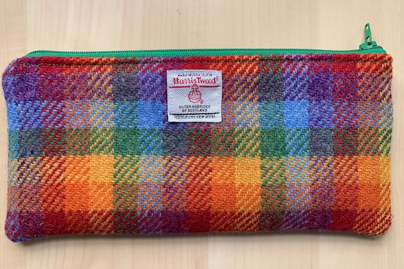 Harris tweed online makeup bag
