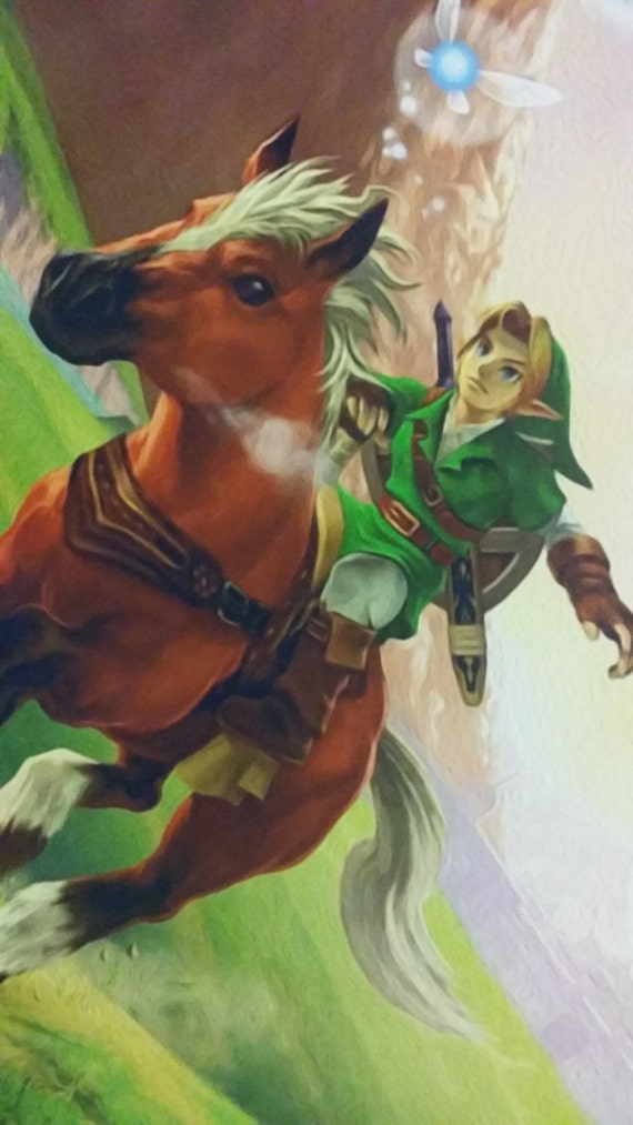 Legend of Zelda Ocarina of Time 18 x 24 Video Game Poster