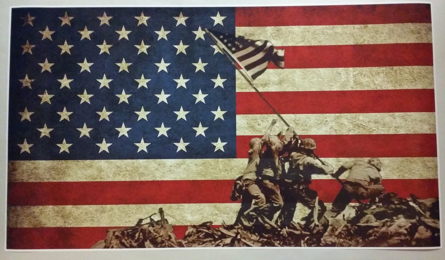 Battle of Iwo Jima American Flag Poster Print World War 2 - Etsy Battle of Iwo Jima American Flag Poster Print World War 2 - Etsy