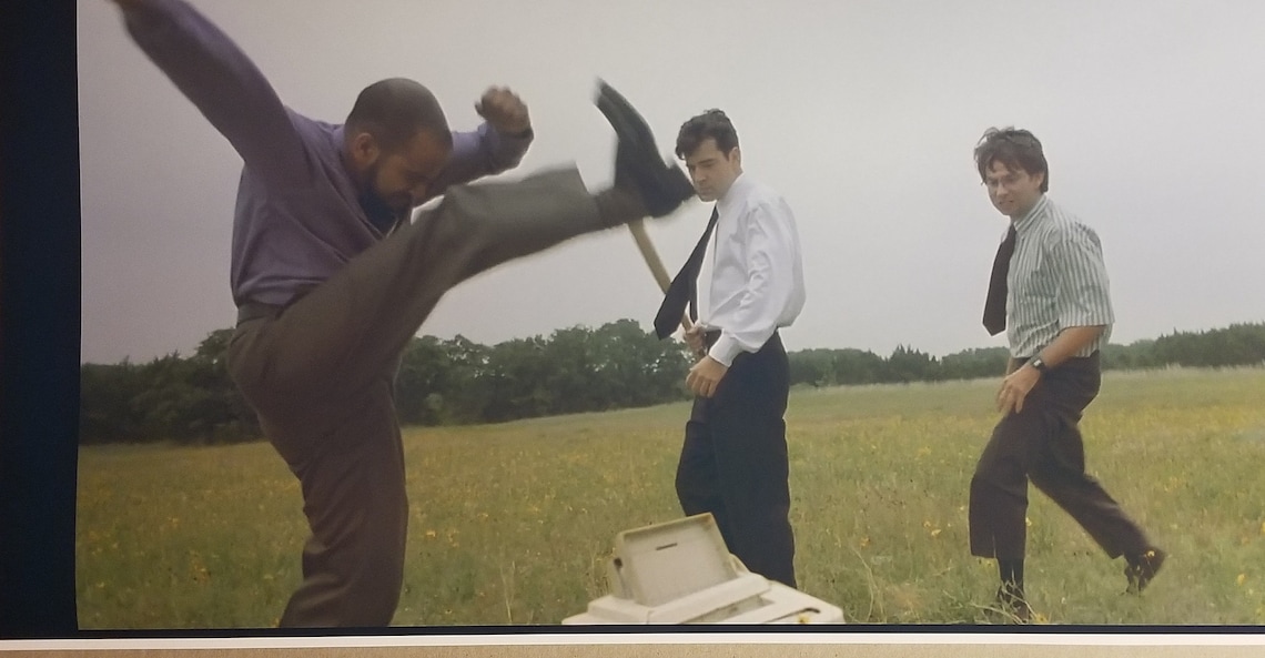 Office Space Printer 12 X 24 Movie Scene Comedy Etsy