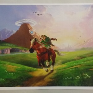 The Legend of Zelda Ocarina of Time 3DS Premium POSTER MADE IN USA - ZELO08