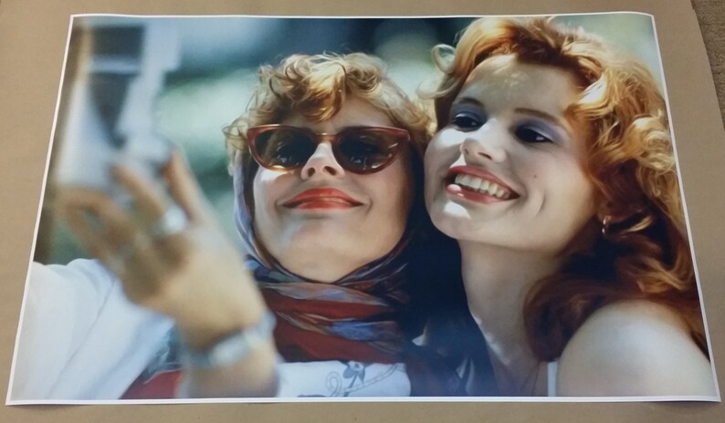 Thelma and Louise Movie Poster Romance Lovers Best Friend BFF | Etsy