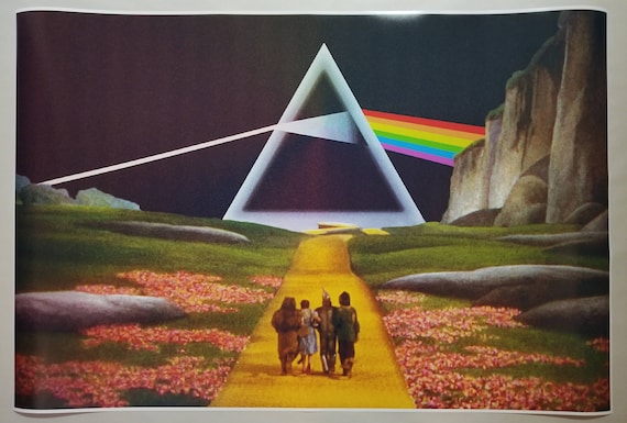 Pink Floyd GIANT WIDE 24/" x 42/" Meddle Poster Roger Waters Concert Trip Band
