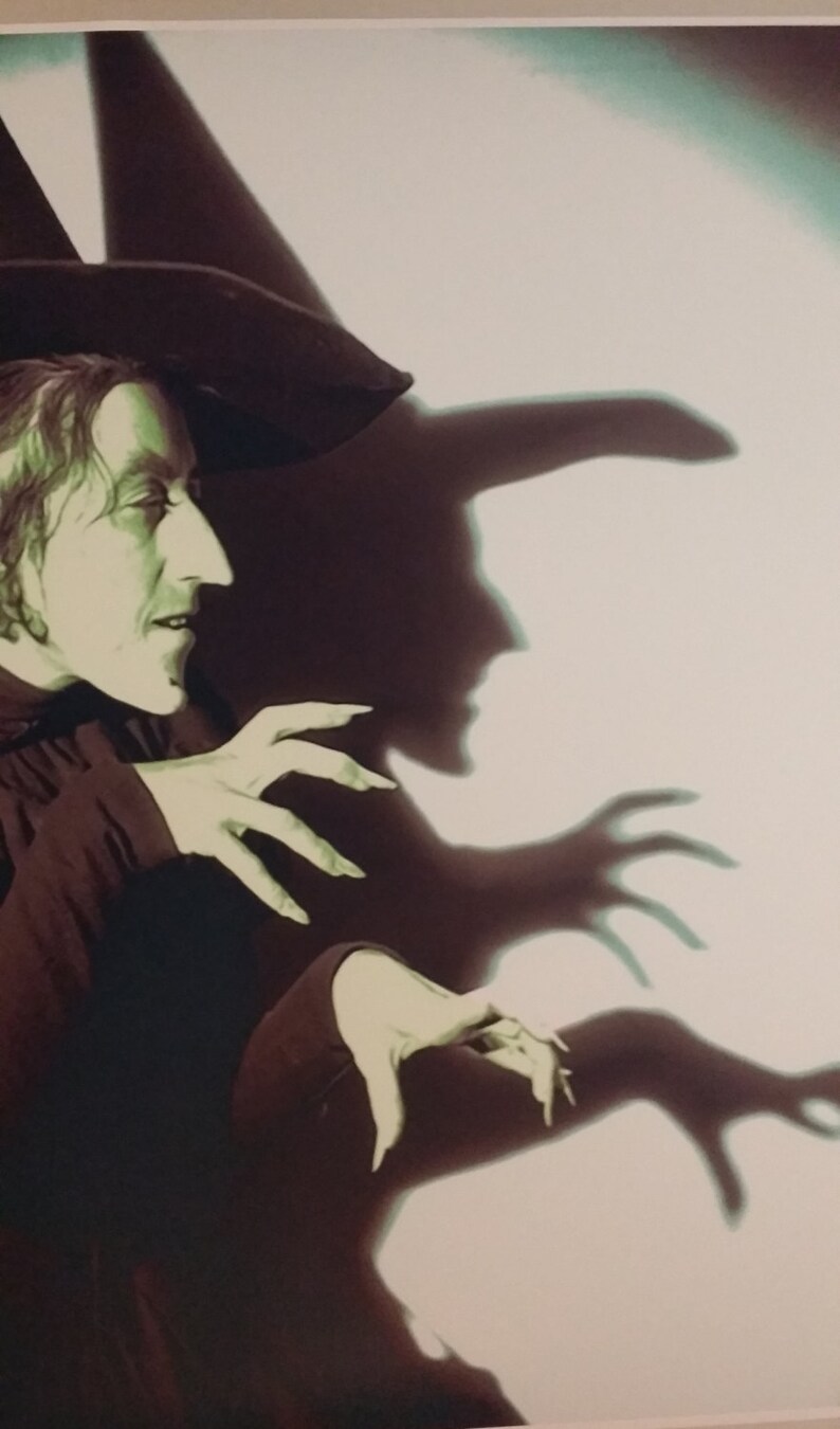 The Wizard Of Oz Wicked Witch of the West Movie Poster | Etsy