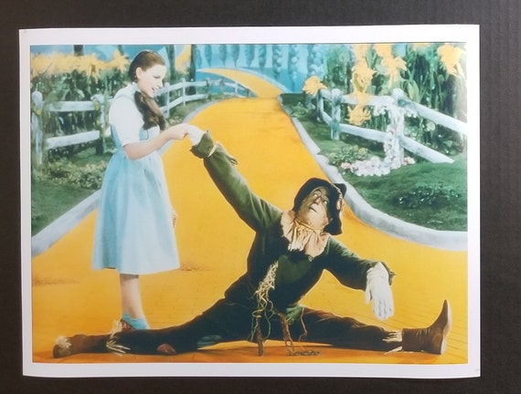 The Wizard Of Oz Wide Screen 12/" x24/" Emerald City Movie Poster Dorothy Tin Man