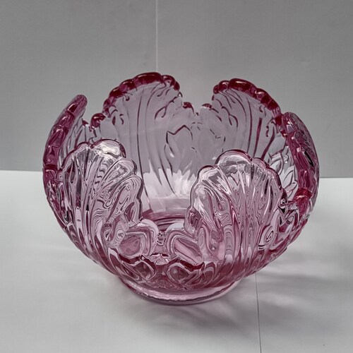 RARE Decanter Pink Fenton Dot With Lid Fenton Art Glass Etsy