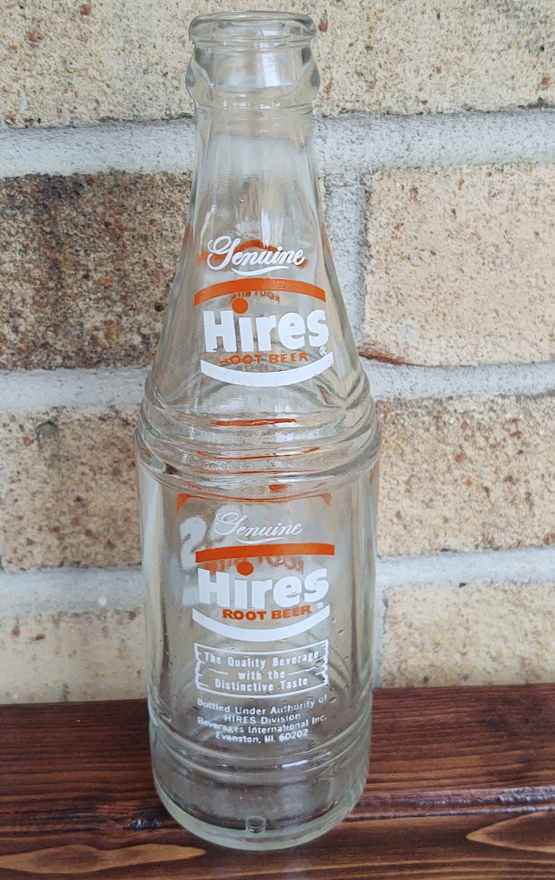 Vintage Hires Root Beer Bottle Etsy