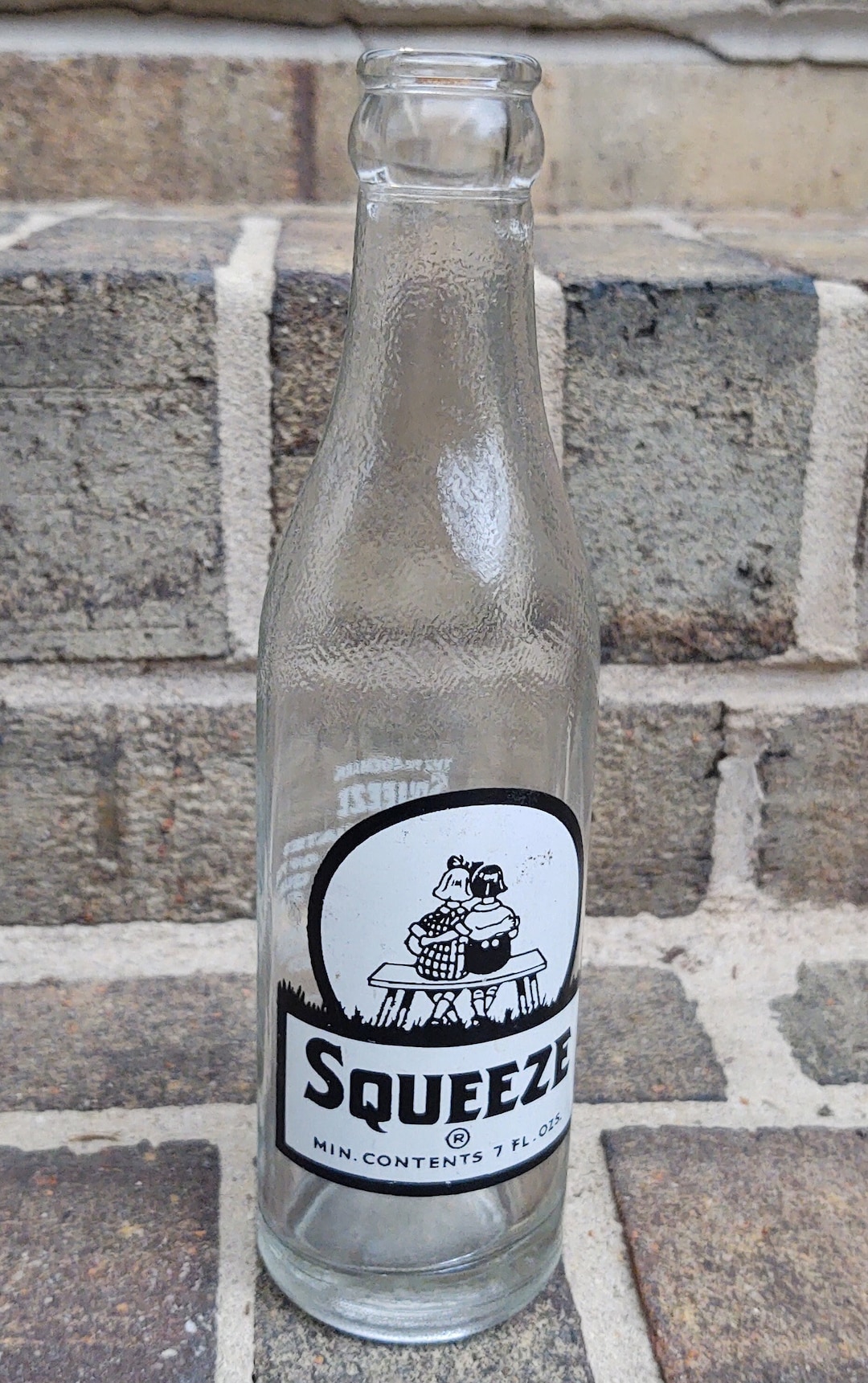 Vintage Squeeze Soda Bottle Etsy