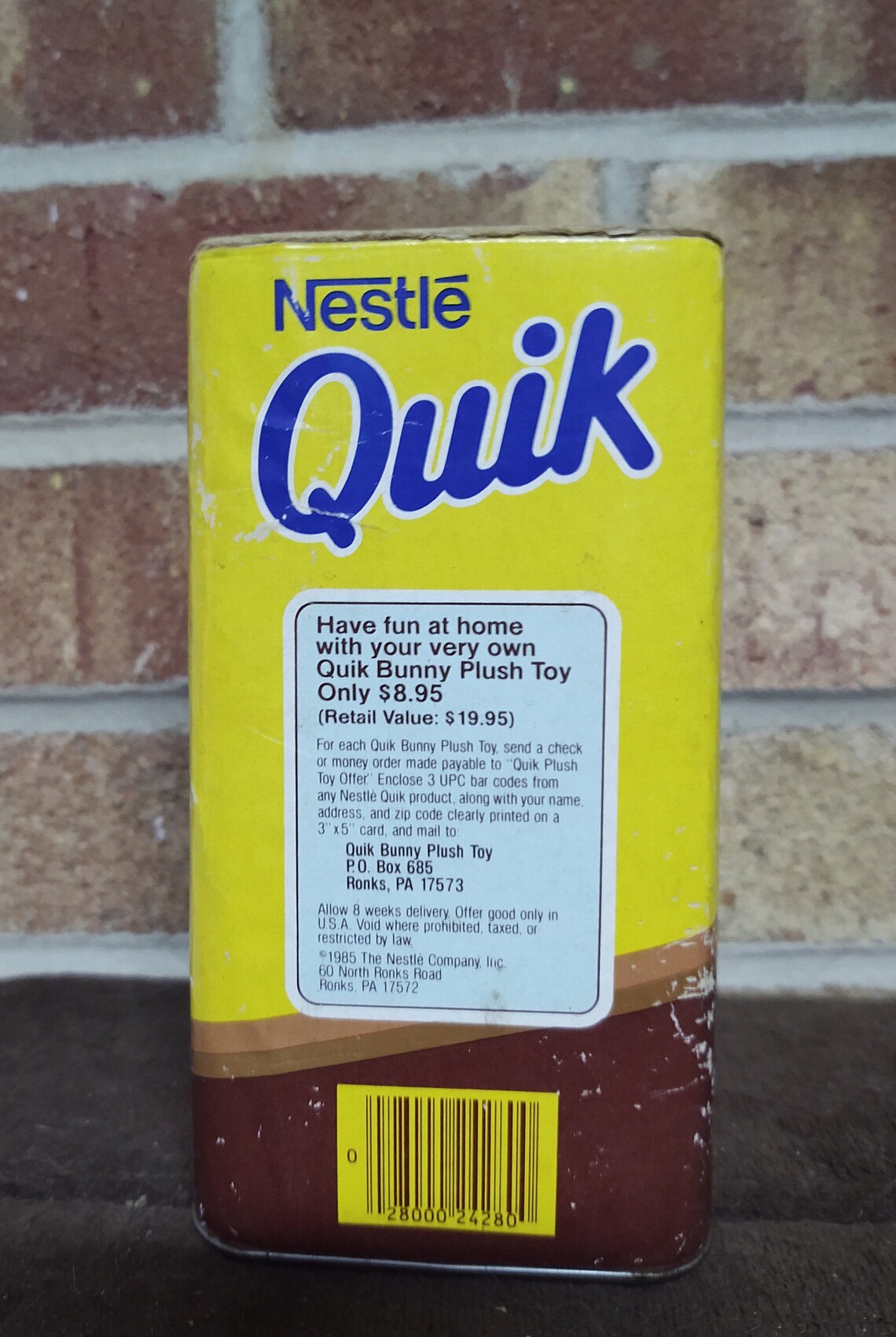 Vintage Nestle Quik Box Etsy