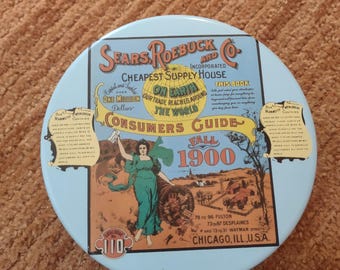 Vintage Mr. Coffee Sears Roebuck Tin