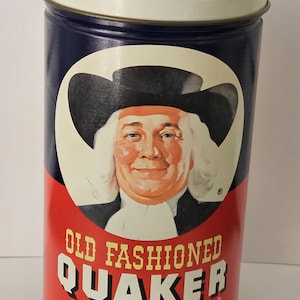 Vintage Quaker Oats Tin