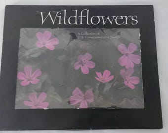 Vintage US Wildflower Stamp Collection