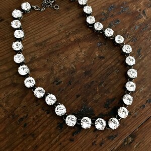 Swarovski Crystal Necklace ~ Art Deco Crystal Necklace ~ Antique Crystal Wedding Necklace