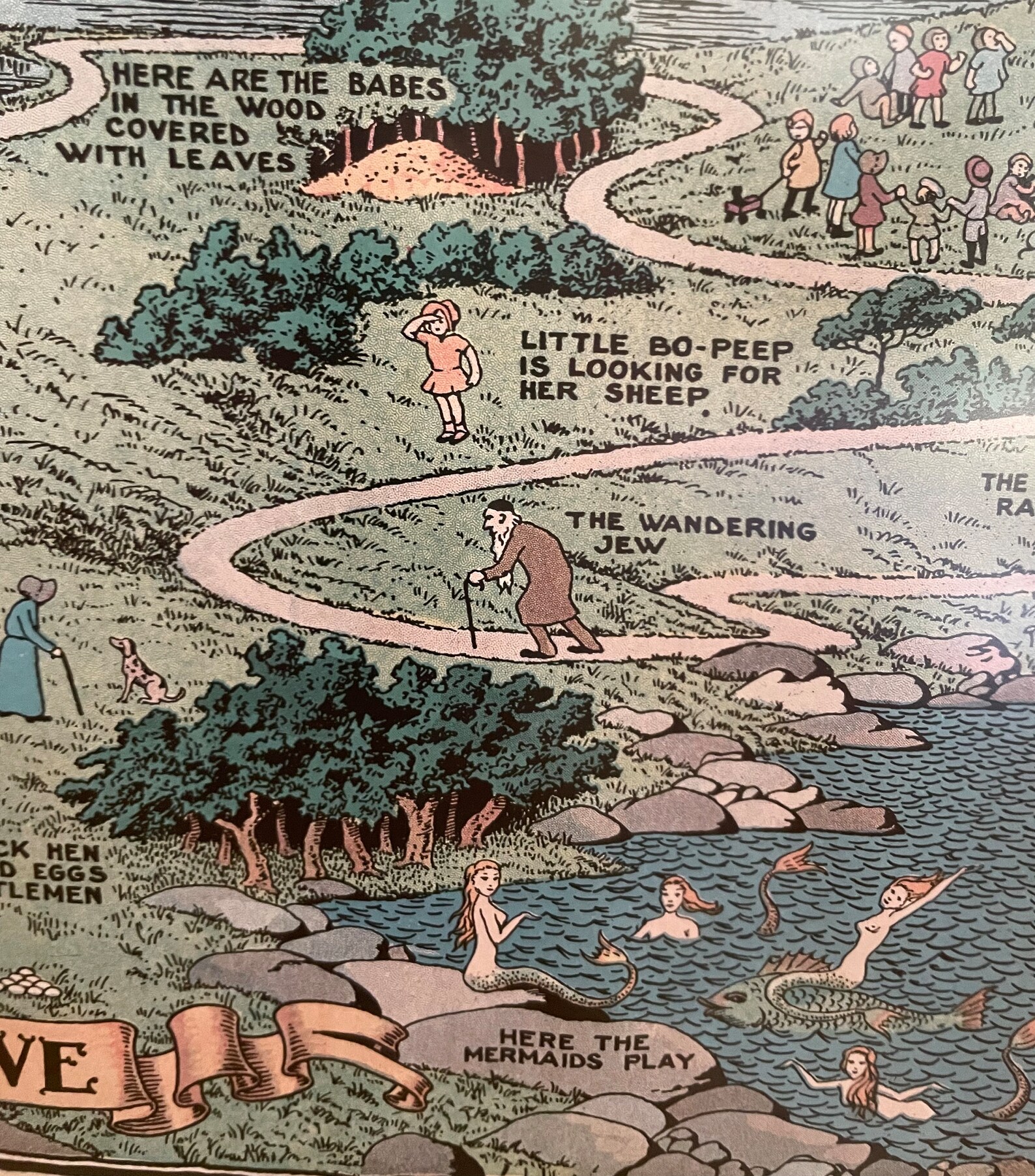 Antique Land of Make Believe by Jaro Hess Original Antique Etsy