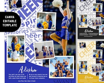 Cheer Yearbook Sports Program Ad Template Full Page Cheer -  Portugal