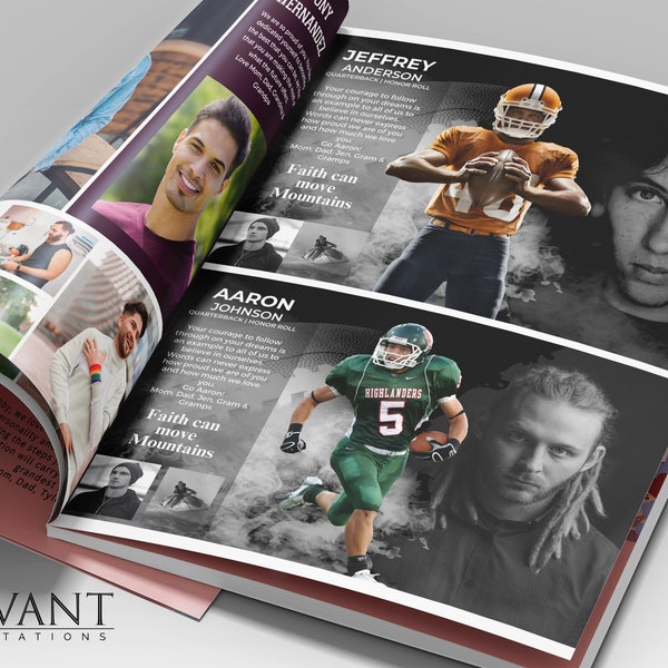 Senior Football Program Ad Templates Etsy Senior Football Program Ad Templates Etsy