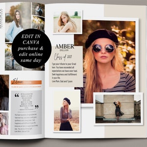 May include: A graduation announcement featuring photographs of a young woman with the text "Amber Dillon Class of 2021" and a message about her achievements. The announcement also includes a quote about the importance of the journey, not just the destination.