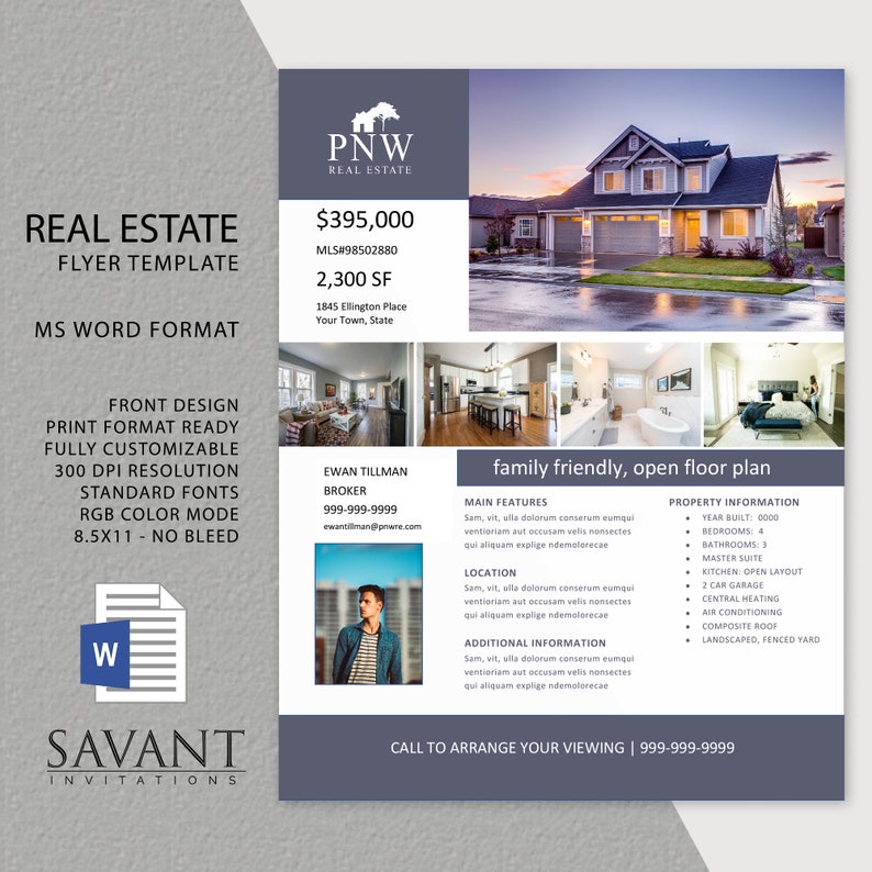 Free Real Estate Flyer Templates Word