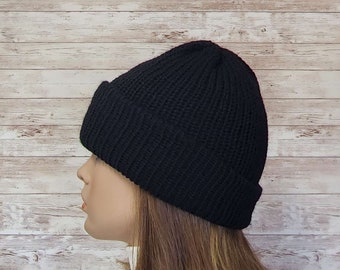 Mens Slouchy Beanie Hat, Adult Winter Hat, Mens Winter Hat, Womens Winter Slouchy Beanie Hat