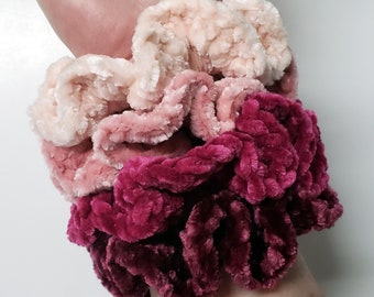 Velvet Hair Scrunchie Set, Velvet Hair Tie Piece, Scrunchie for Hair, Velvet Scrunchies