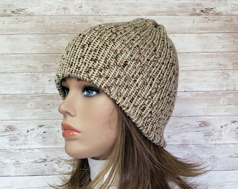Mens Winter Beanie Hat, Small Adult Winter Hat, Beanie Hat for Men, Womens Winter Hat