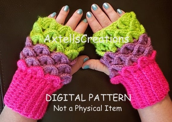 40 Dragon Scale Crochet Patterns: Unleash Your Creativity with Unique Designs! 32 Childrens Dragon Scale Gloves