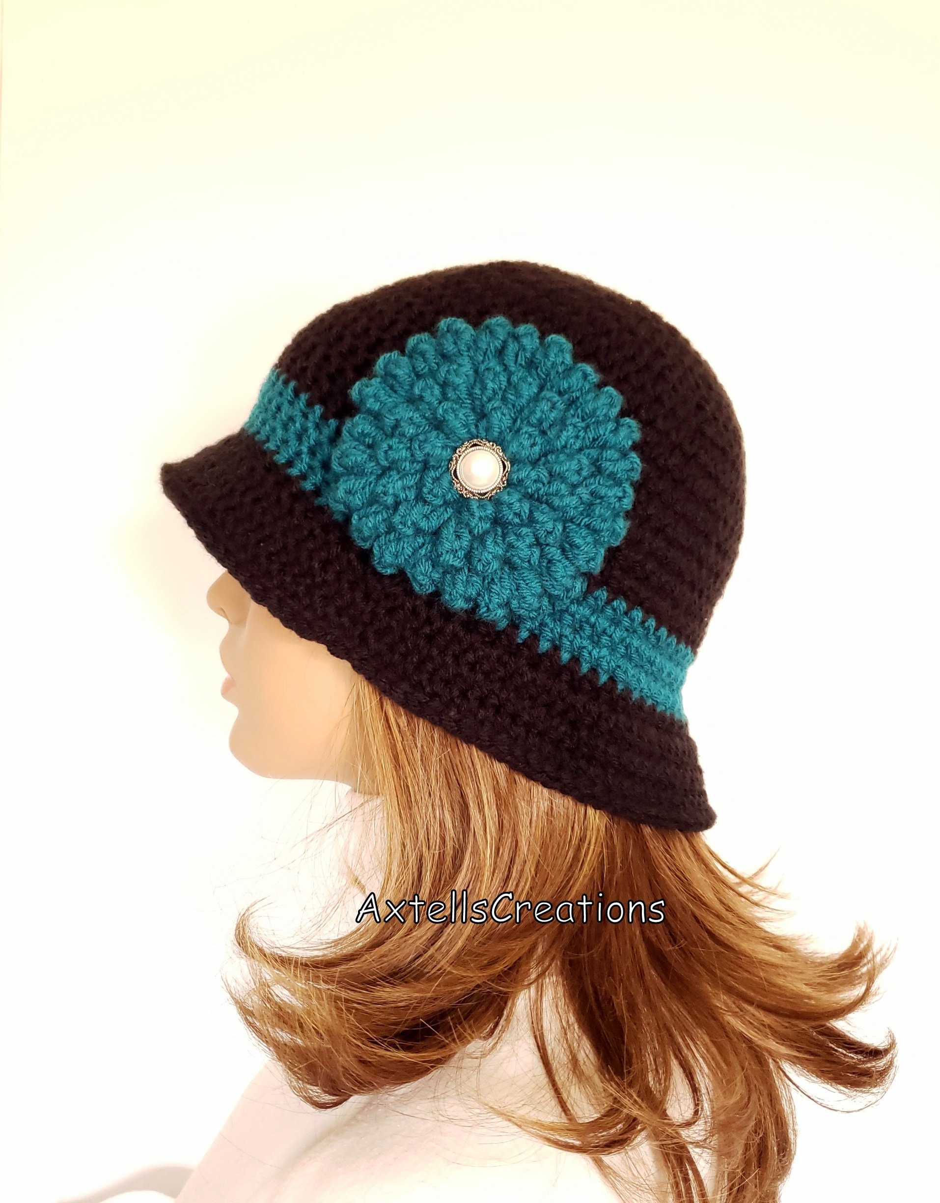 flapper style hat