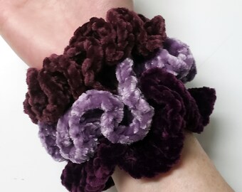 Velvet Hair Scrunchie Set, Velvet Scrunchies, Velvet Hair Tie Piece, Velvet Hair Band