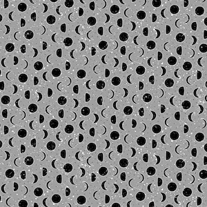 Michael Miller - Grey Lunar Orbit - Fabric by the Yard