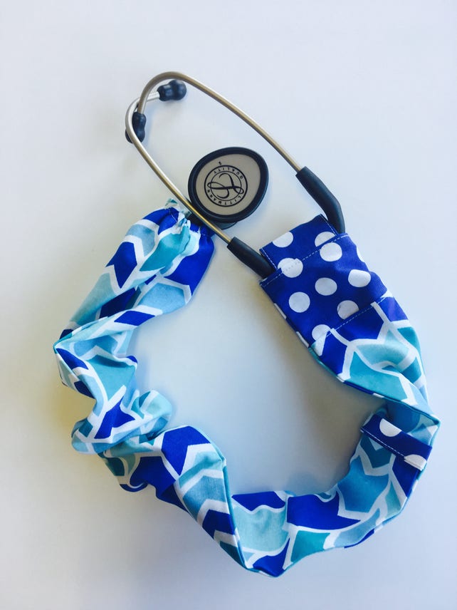 Stethoscope Cover Featuring A Light Blue And Dark Blue Pattern Etsy Enchanting Stethoscope Cover Pattern Stethoscope Cover Featuring A Light Blue And Dark Blue Pattern Etsy Enchanting Stethoscope Cover Pattern