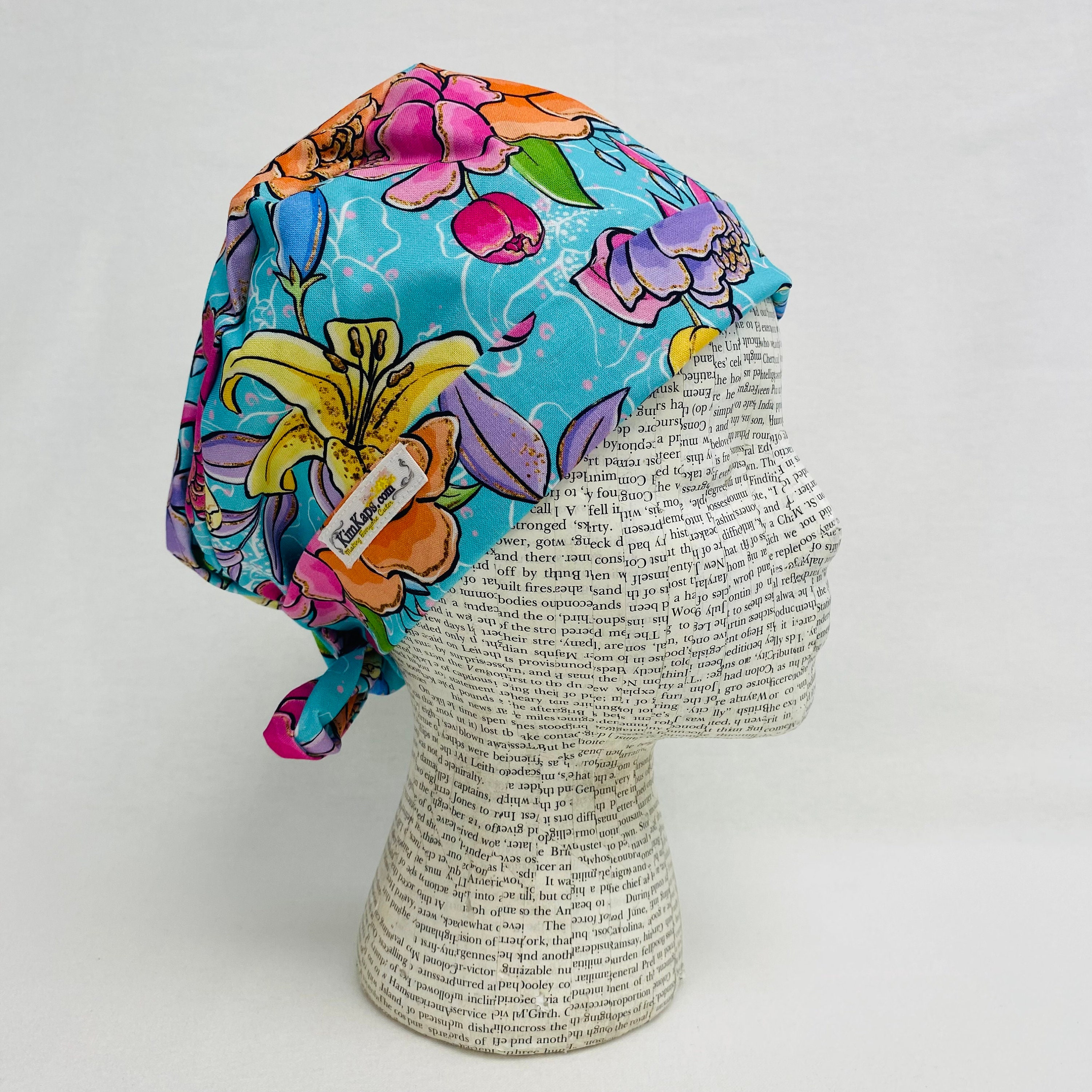 Scrub Hat by Kimkaps Surgical Hat Tie 