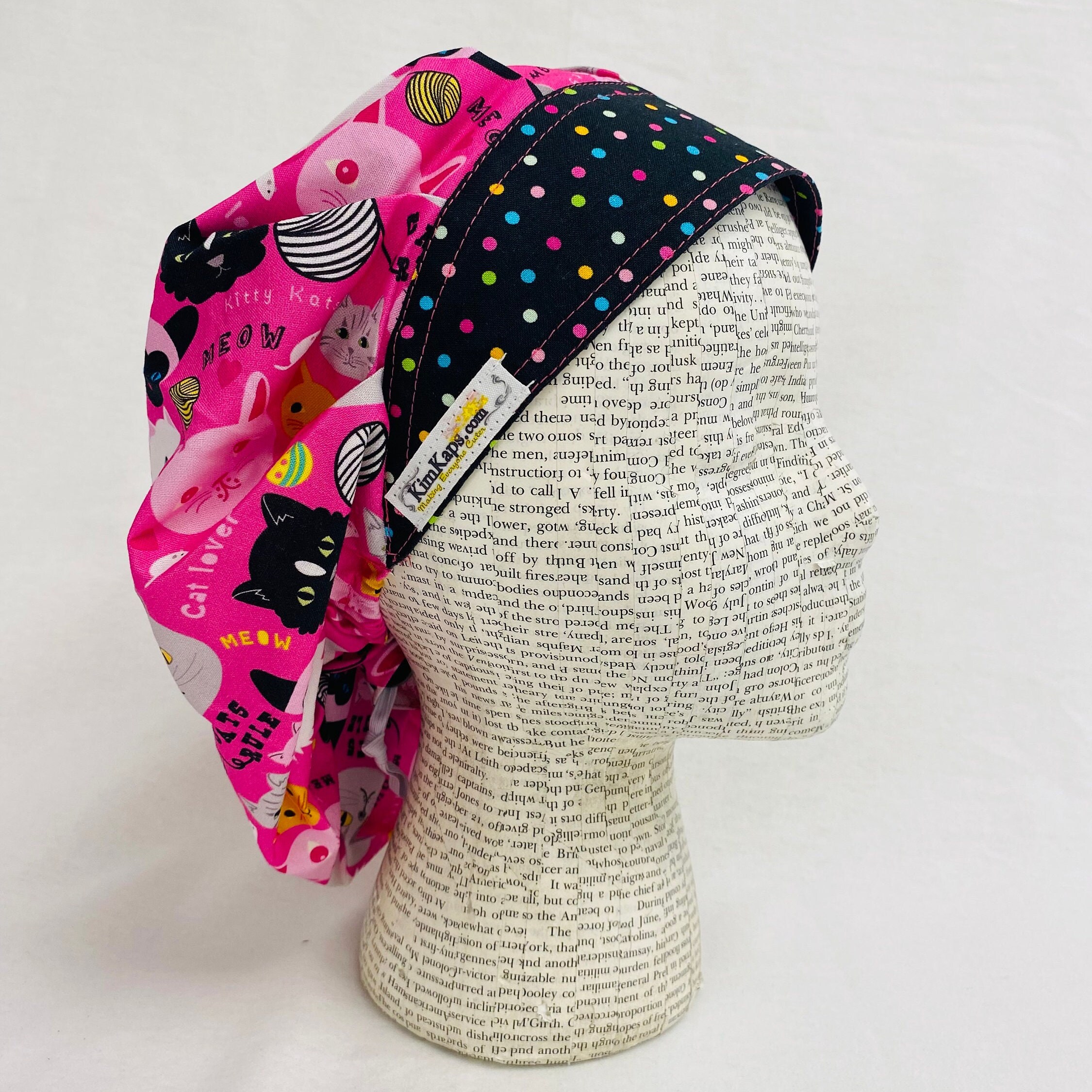Kimkaps Surgical Hat Bouffant Scrub Cap 