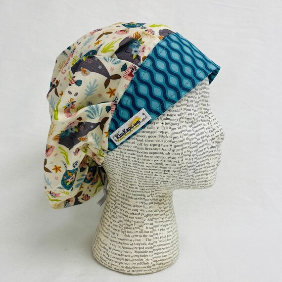 Kimkaps Surgical Hat Bouffant Scrub Cap 