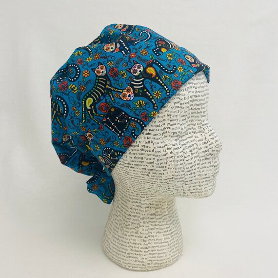Scrub Hat by Kimkaps Surgical Hat Tie 