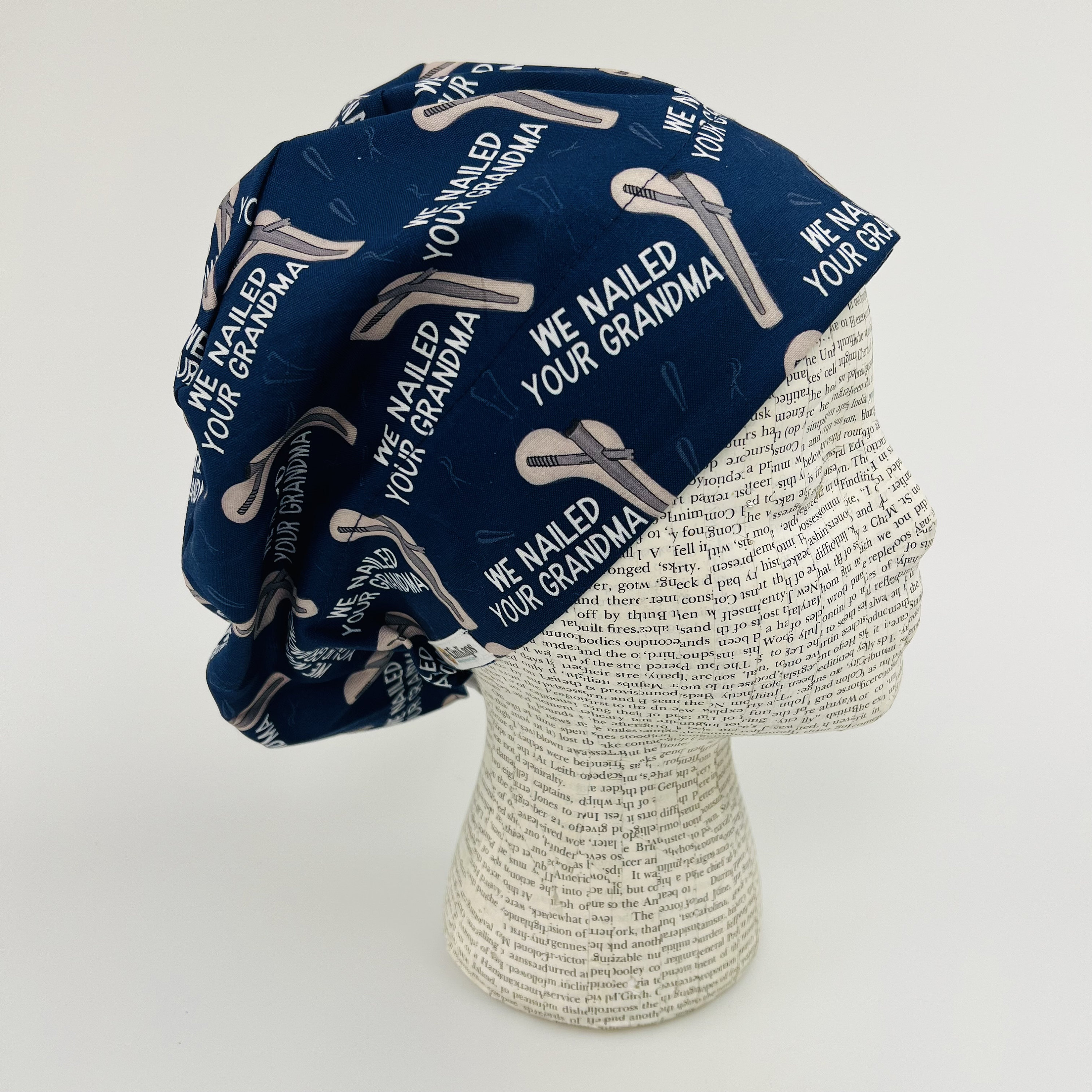 Scrub Hat by Kimkaps Surgical Hat European Scrub Cap Navy 
