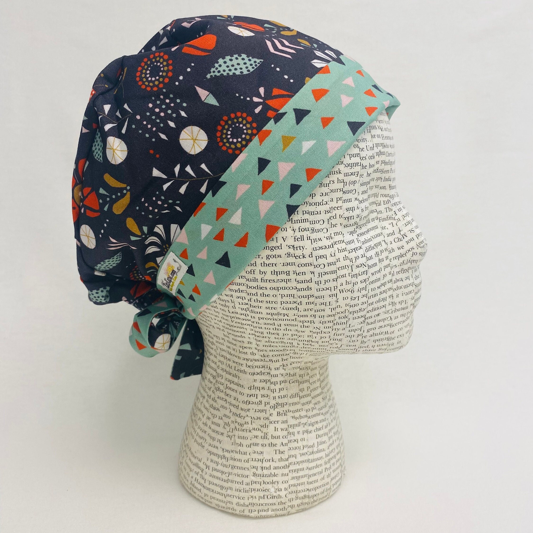 Scrub Hat by Kimkaps Surgical Hat Tie 
