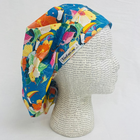 Kimkaps Surgical Hat Bouffant Scrub Cap 