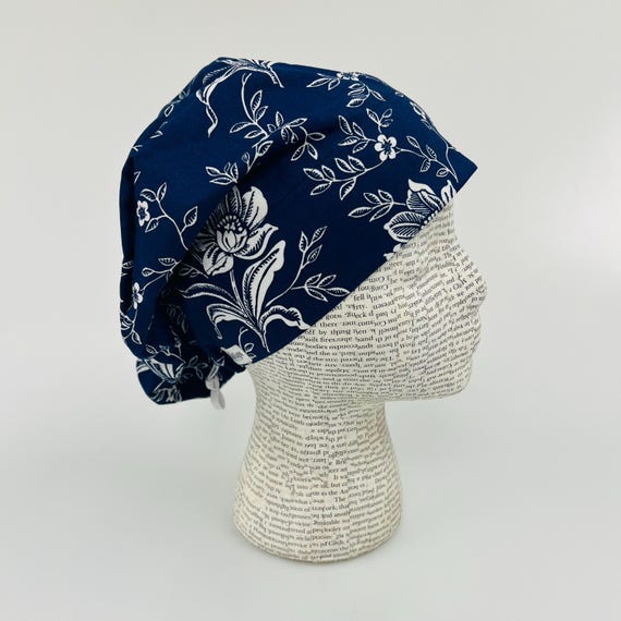 Scrub Hat by Kimkaps Surgical Hat European Scrub Cap Navy  display picture 1
