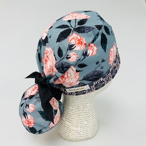 Bouffant Scrub Hat Scrub Cap,Women's Sugical Scrub Hat Midsummer Dream Surgical Scrub Hat OR  Scrub Hat With or Without Buttons