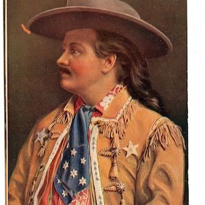 Pawnee Bill, MajorwürdevonGorton W. Lillie Antike Postkarte, unbenutzt