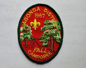 Vintage 1967 Boy Scout Patch: Lagonda Council Fall Camporee