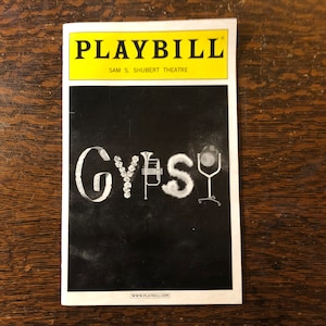 Programa de teatro Gypsy de Sondheim con Bernadette Peters, enero de 2004
