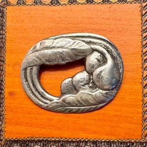 Georg Jensen Design Nr. 18 Sterling Silber Obst Pin Brosche, Vintage