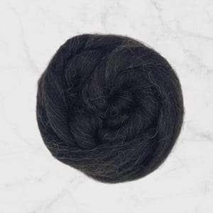 Hebridean Wool Top Roving - Undyed Natural Spinning & Felting Fiber / 1-LB