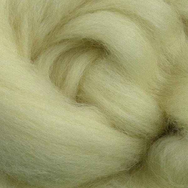 White Finnish Wool Top Roving / 1oz