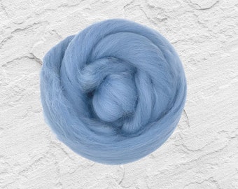 Dyed Shetland Wool Top Roving / 1-LB - Dream