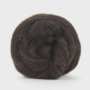 Zwartbles Wool Top Roving - Undyed Spinning & Felting Fiber / 1oz